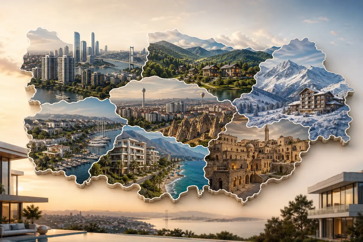Turkey's Regional Real Estate: Investment Opportunities Across Seven Geographic Zones
