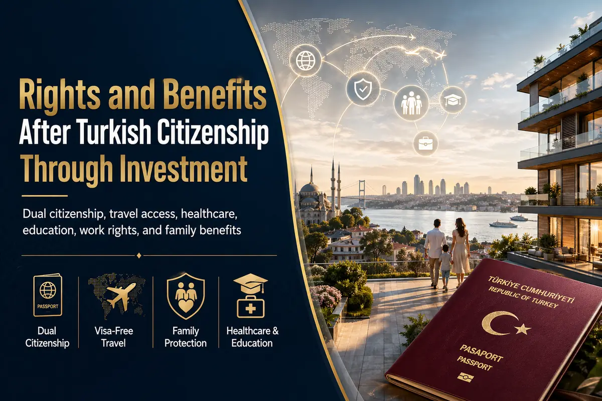 Rights and Benefits After Obtaining Turkish Citizenship Through Investment